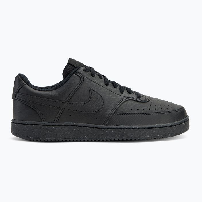 Buty męskie Nike Court Vision Low Next Nature black / black / black 2