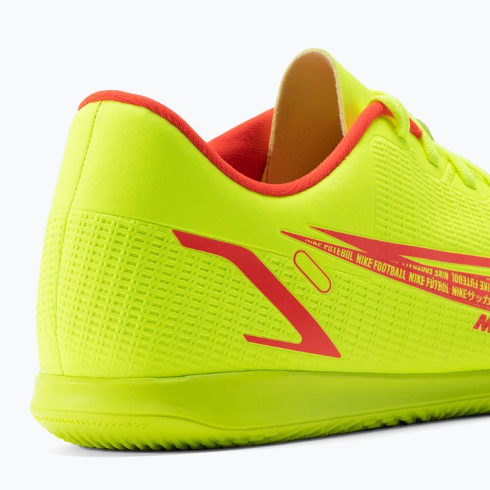 Buty piłkarskie męskie Nike Vapor 14 Club IC volt/bright crimson 8