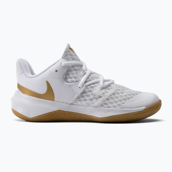 Buty do siatkówki Nike Zoom Hyperspeed Court SE white/gold 2