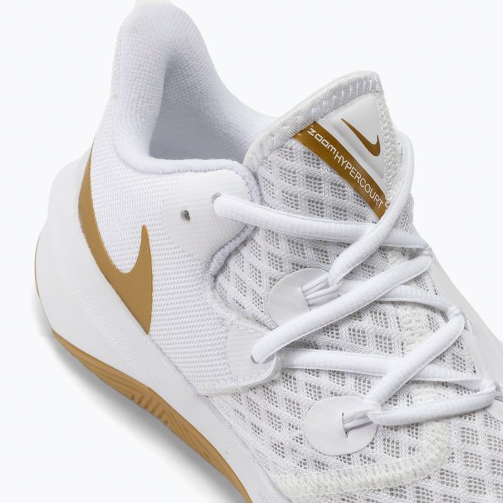 Buty do siatkówki Nike Zoom Hyperspeed Court SE white/gold 7