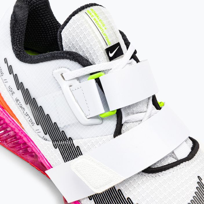 Buty do podnoszenia ciężarów Nike Romaleos 4 Olympic Colorway white/black/bright crimson 8