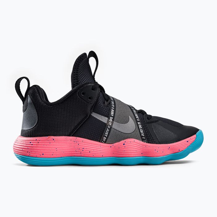 Buty do siatkówki Nike React Hyperset SE black/pink 2