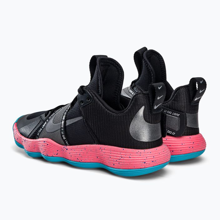Buty do siatkówki Nike React Hyperset SE black/pink 3