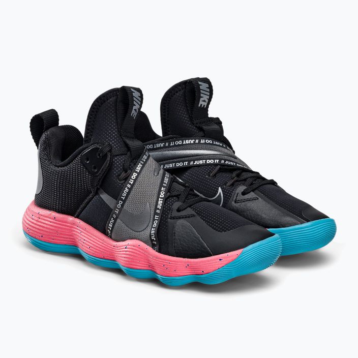 Buty do siatkówki Nike React Hyperset SE black/pink 4