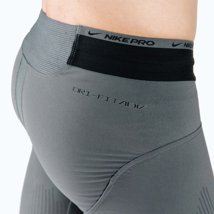 Legginsy męskie Nike Pro Dri-Fit ADV Recovery iron grey/black 5