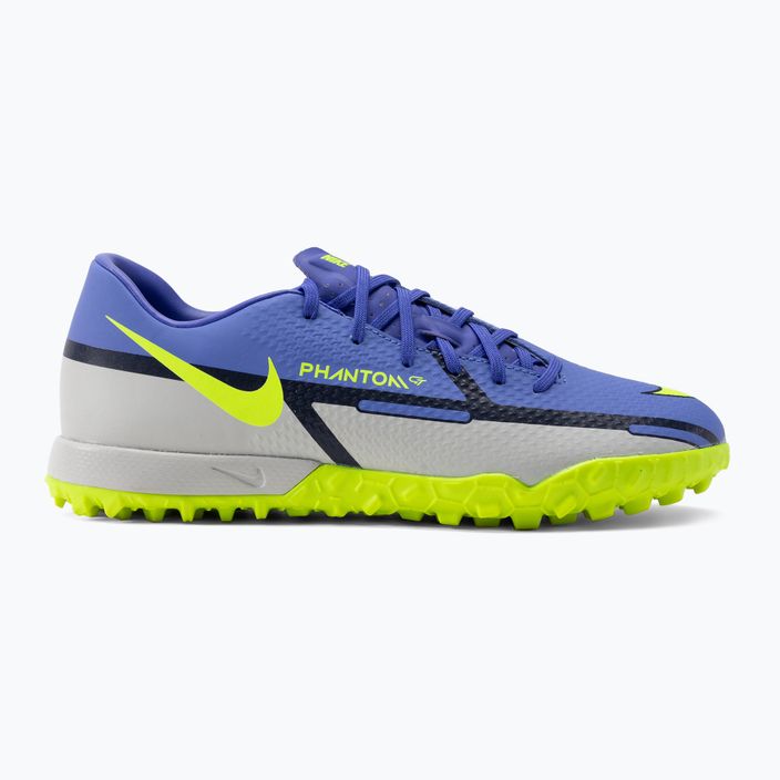 Buty piłkarskie męskie Nike Phantom GT2 Academy TF sapphire/volt/grey fog/blue void 2