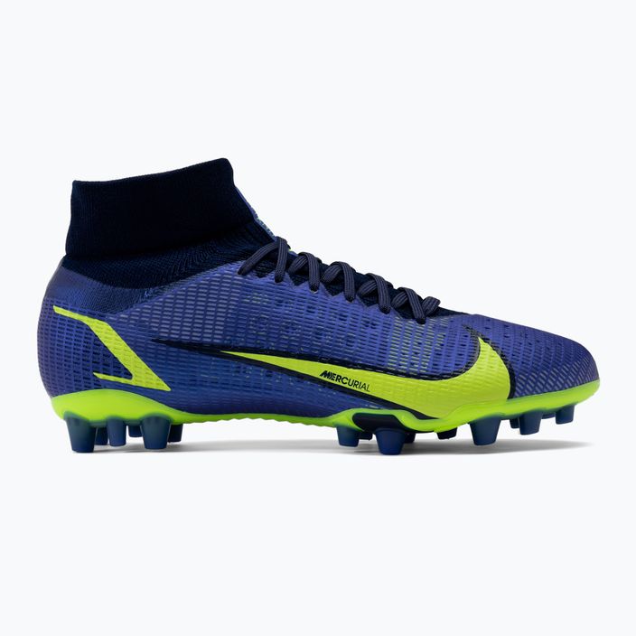Buty piłkarskie męskie Nike Superfly 8 Pro AG sapphire/volt/blue void 2