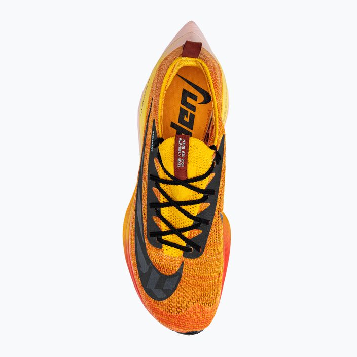 Buty do biegania męskie Nike Air Zoom Alphafly Next Flyknit amarillo/black/magma orange 6