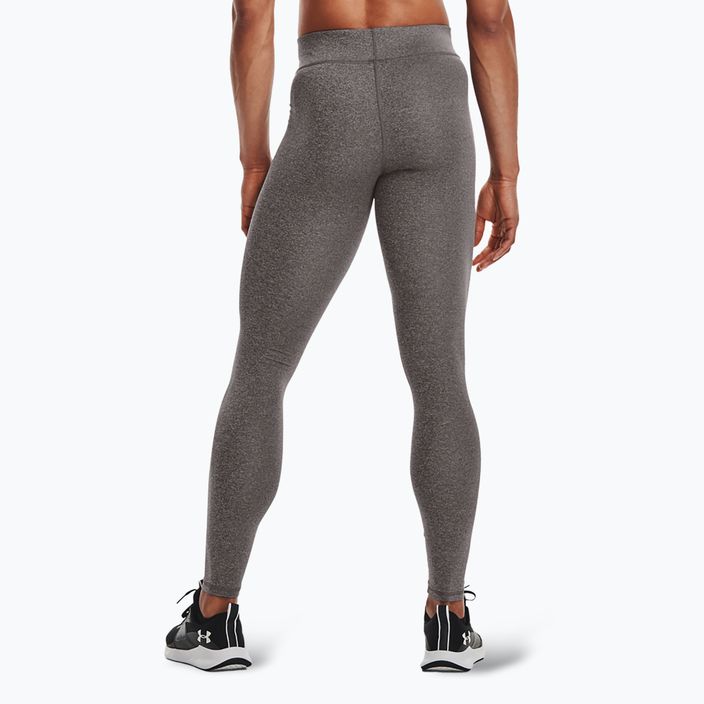 Legginsy treningowe damskie Under Armour ColdGear Authentics charcoal light heather/black 3