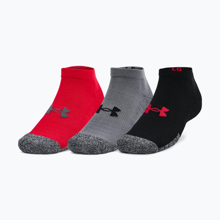 Skarpety Under Armour Heatgear Low Cut 3 pary red/pitch gray/pitch gray