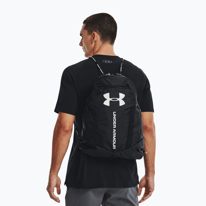 Worek Under Armour Undeniable Sackpack 20 l black/black/metallic silver 6