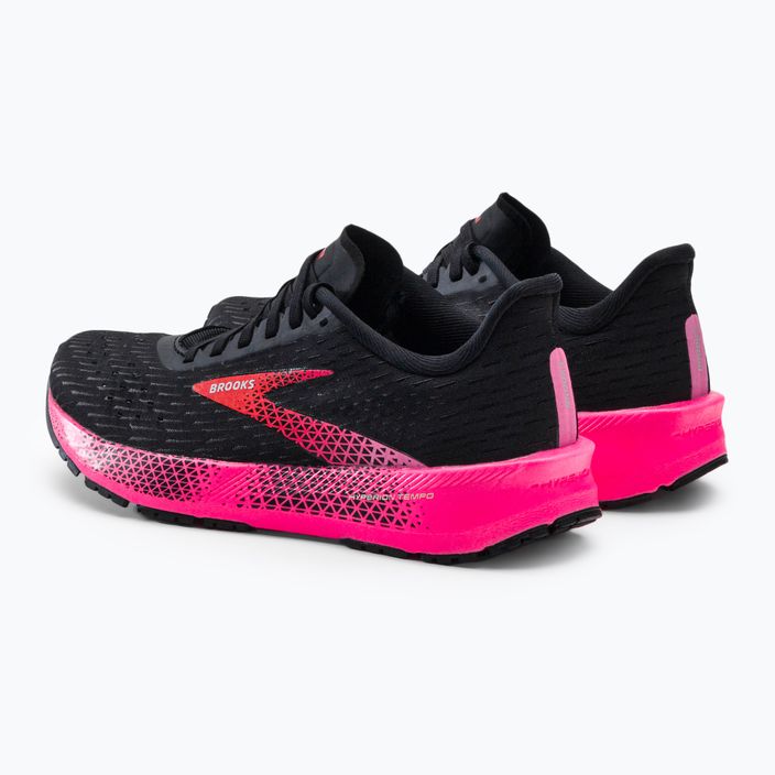 Buty do biegania damskie Brooks Hyperion Tempo black/pink/hot coral 3