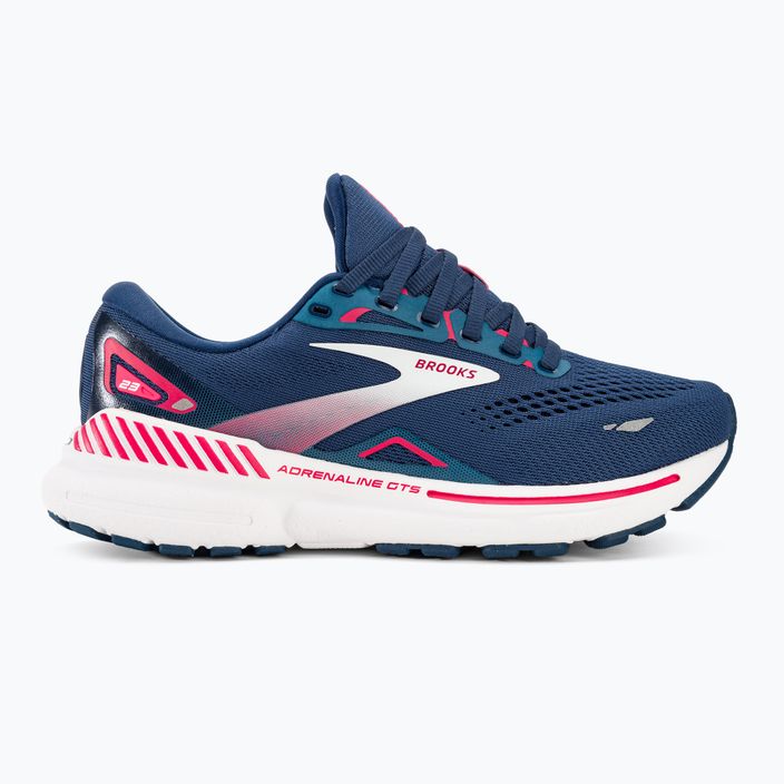 Buty do biegania damskie Brooks Adrenaline GTS 23 blue/raspberry/white 2