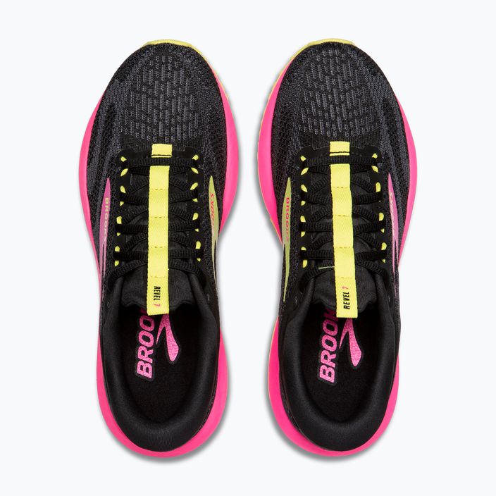 Buty do biegania damskie Brooks Revel 7 black/pink/lemon tonic 5