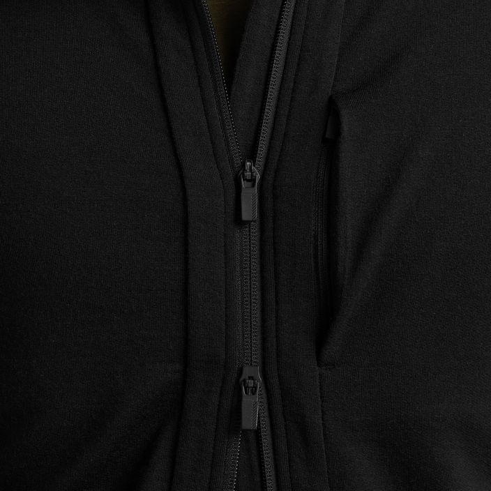 Bluza trekkingowa męska icebreaker Quantum III Zip Hood black 7