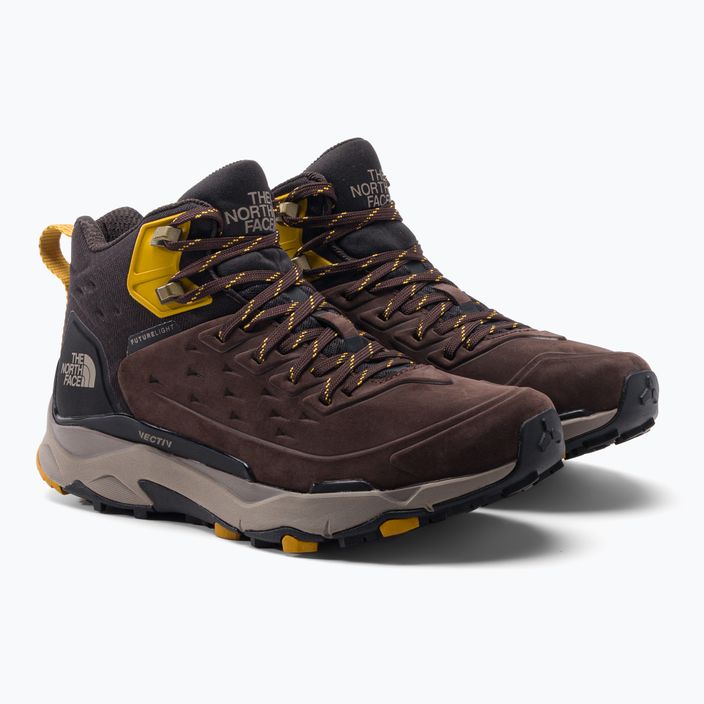 Buty turystyczne męskie The North Face Vectiv Exploris Mid Futurelight Leather deep brown/black 5