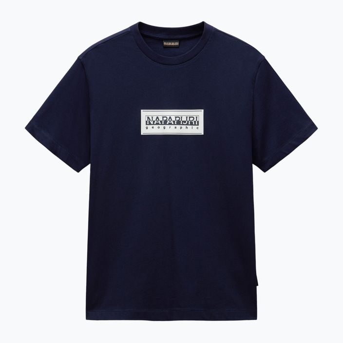 Koszulka męska Napapijri S-Box Logo blu marine