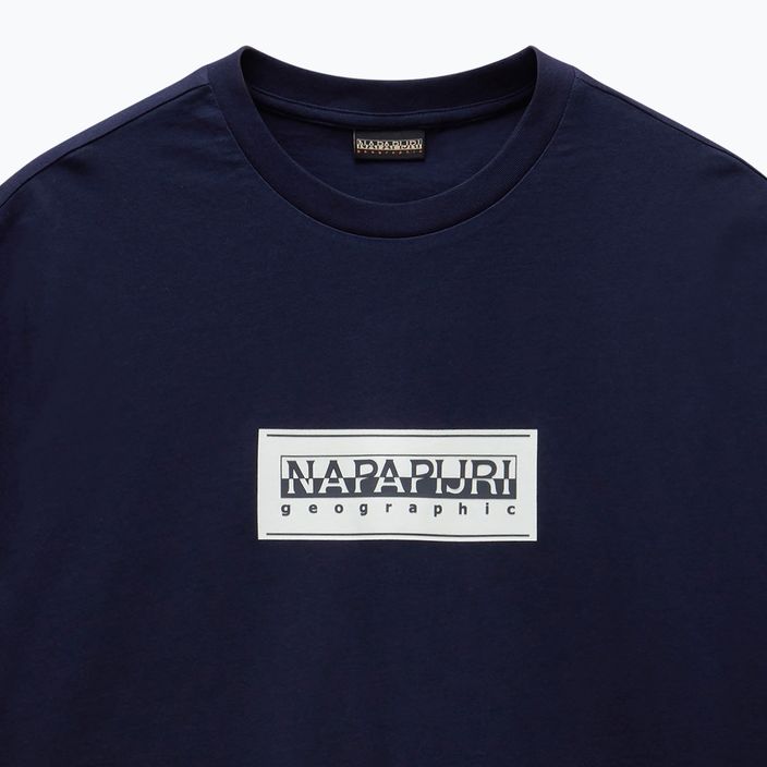 Koszulka męska Napapijri S-Box Logo blu marine 3