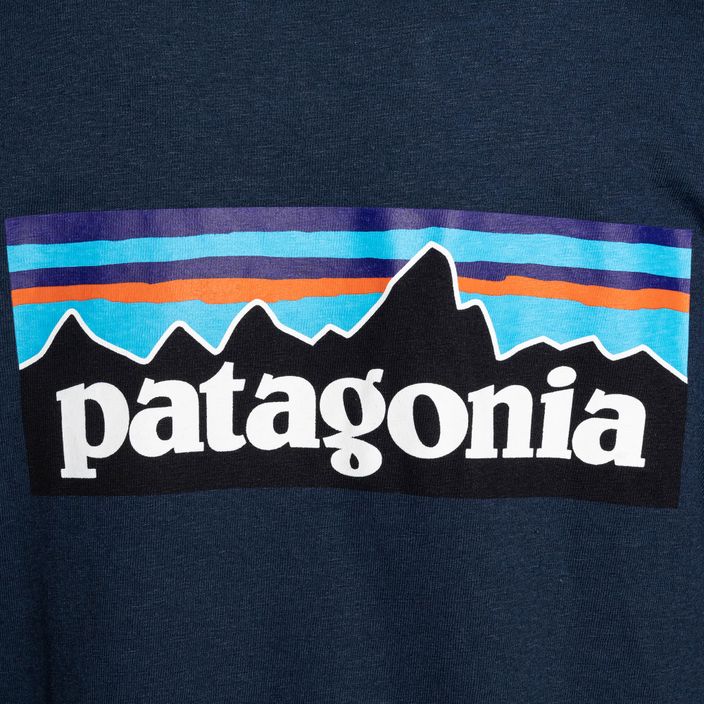 Longsleeve trekkingowy damski Patagonia P-6 Logo Responsibili-Tee tidepool blue 6