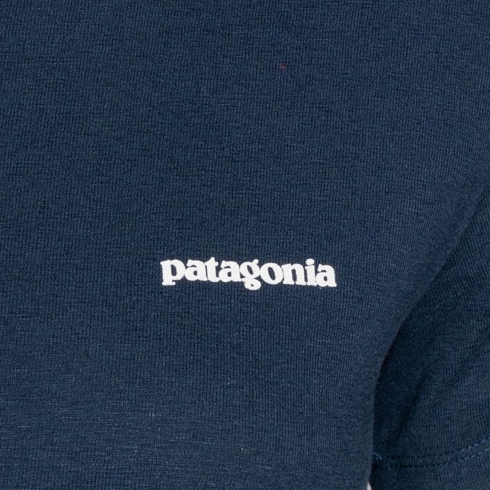 Koszulka trekkingowa damska Patagonia P-6 Logo Responsibili-Tee tidepool blue 5