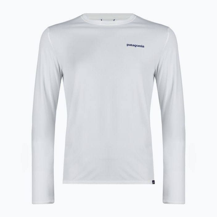 Longsleeve trekkingowy męski Patagonia Cap Cool Daily Graphic Shirt-Waters boardshort logo/white 3