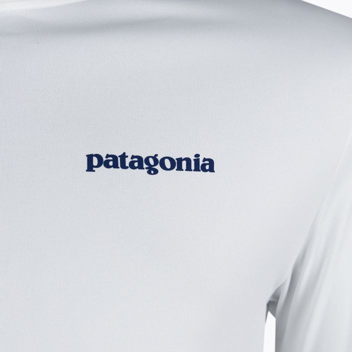 Longsleeve trekkingowy męski Patagonia Cap Cool Daily Graphic Shirt-Waters boardshort logo/white 5