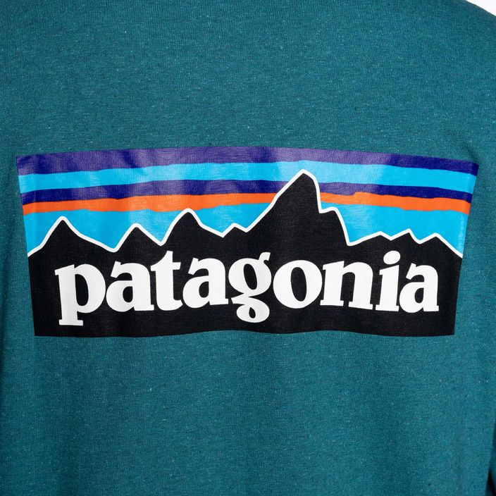 Longsleeve trekkingowy damski Patagonia P-6 Logo Responsibili-Tee belay blue 6