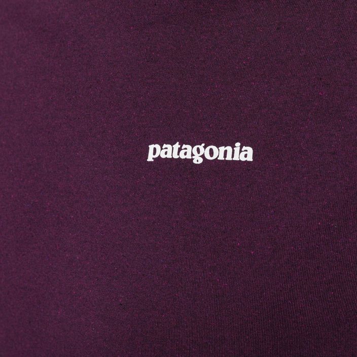 Longsleeve trekkingowy męski Patagonia P-6 Logo Responsibili night plum 5