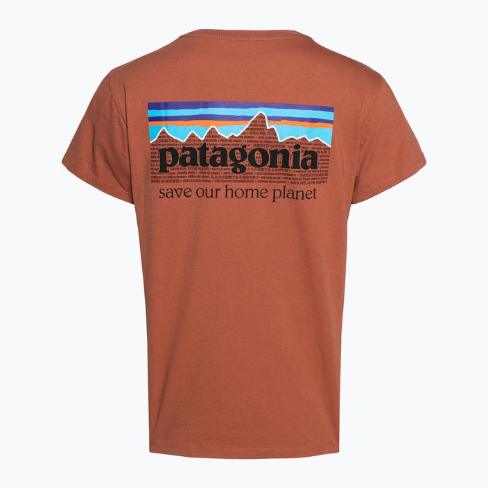 Koszulka trekkingowa damska Patagonia P-6 Mission Organic burl red 4