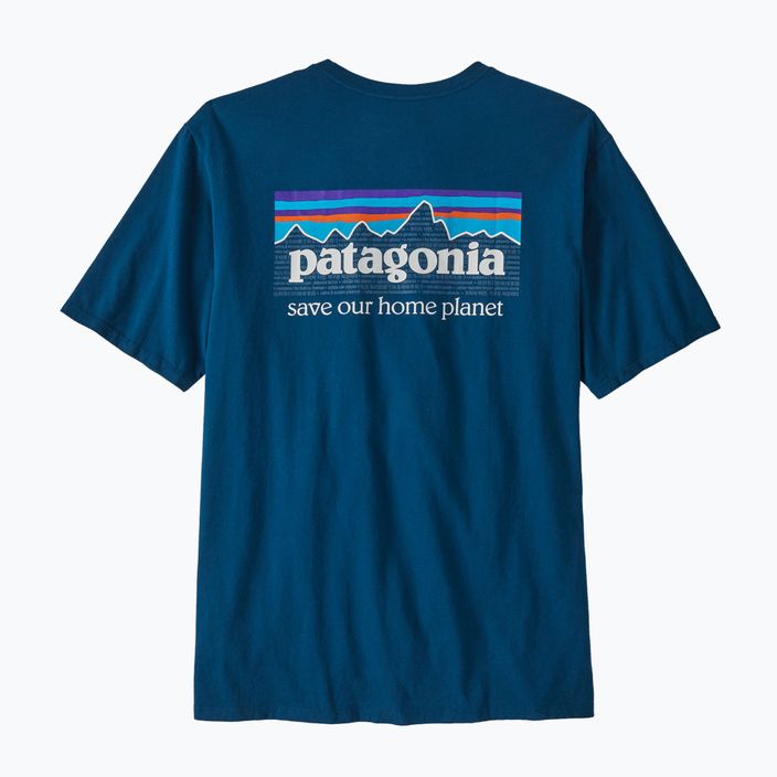 Koszulka trekkingowa męska Patagonia P-6 Mission Organic lagom blue 6