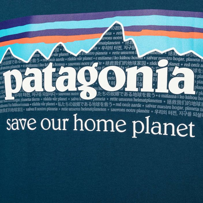 Koszulka trekkingowa męska Patagonia P-6 Mission Organic lagom blue 4