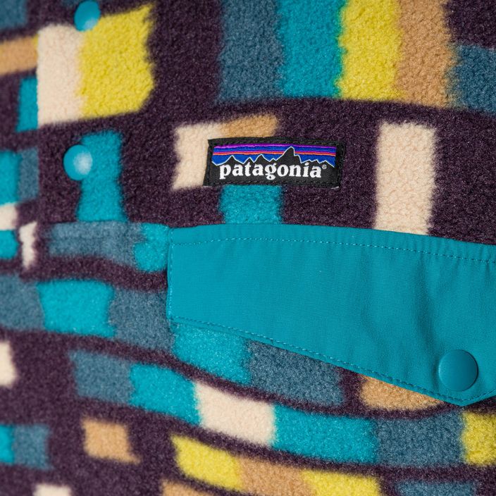 Bluza trekkingowa męska Patagonia LW Synch Snap-T P/O fitz roy patchwork/belay blue 5