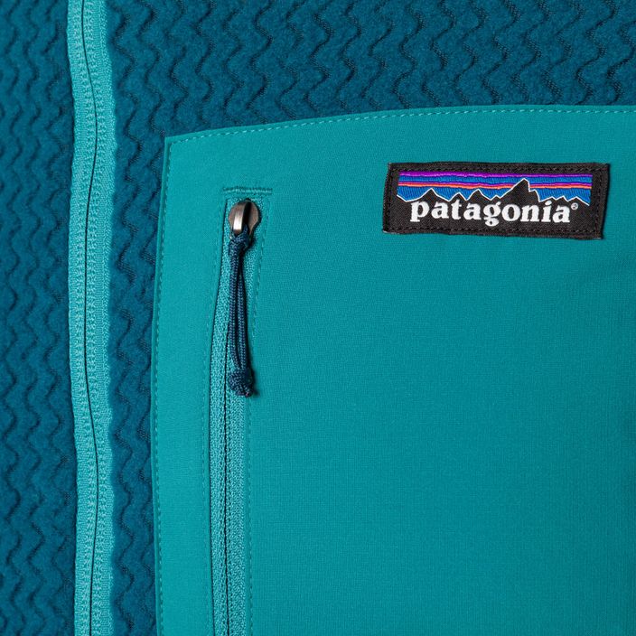 Bluza trekkingowa męska Patagonia R1 Air Full-Zip lagom blue 9