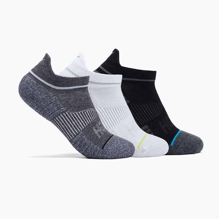 Skarpety HOKA No-Show Run Sock 3 pary white/black/grey