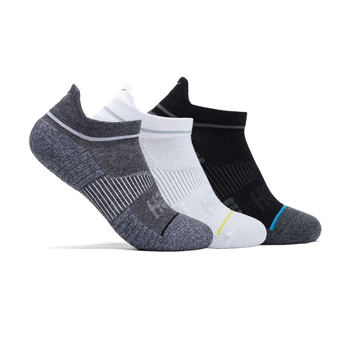 Skarpety do biegania HOKA No-Show Run Sock 3 pary white/black/grey 2