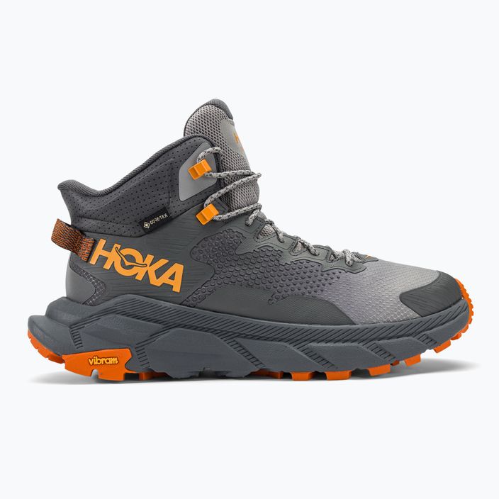 Buty trekkingowe męskie HOKA Trail Code GTX castlerock/persimmon orange 2
