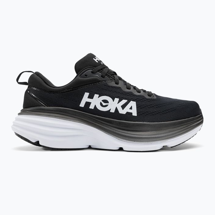 Buty do biegania męskie HOKA Bondi 8 black/white 2