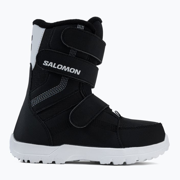 Buty snowboardowe dziecięce Salomon Whipstar black/white 2