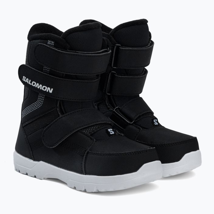 Buty snowboardowe dziecięce Salomon Whipstar black/white 4