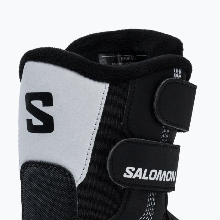 Buty snowboardowe dziecięce Salomon Whipstar black/white 9