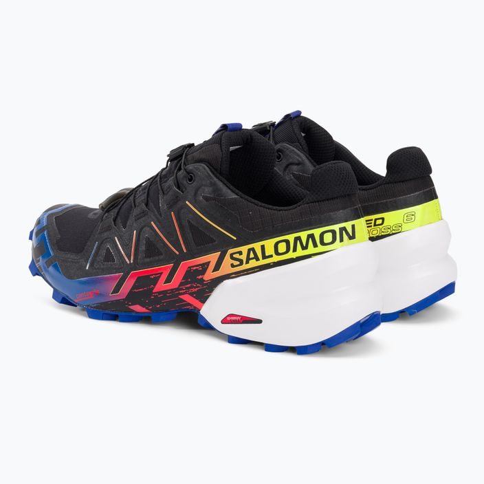 Buty do biegania męskie Salomon Speedcross 6 GTX Blue Fire black/surf the web/safety yellow 6