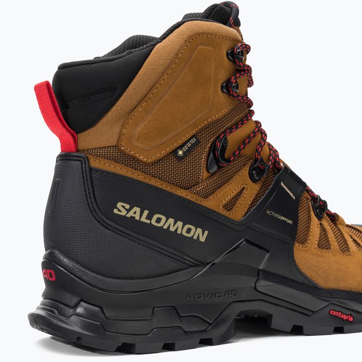 Buty trekkingowe męskie Salomon Quest 4 GTX rubber /black/fiery red 8