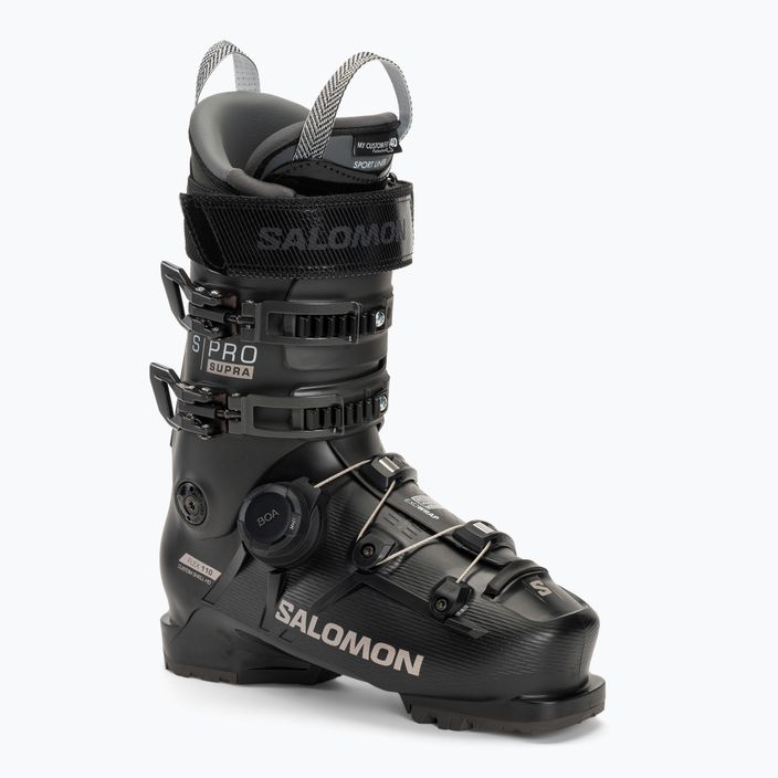 Buty narciarskie męskie Salomon S Pro Supra Boa 110 black/beluga/titanium met