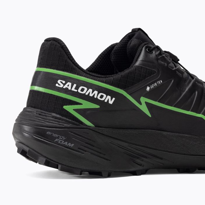Buty do biegania męskie Salomon Thundercross GTX black/green gecko/black 11