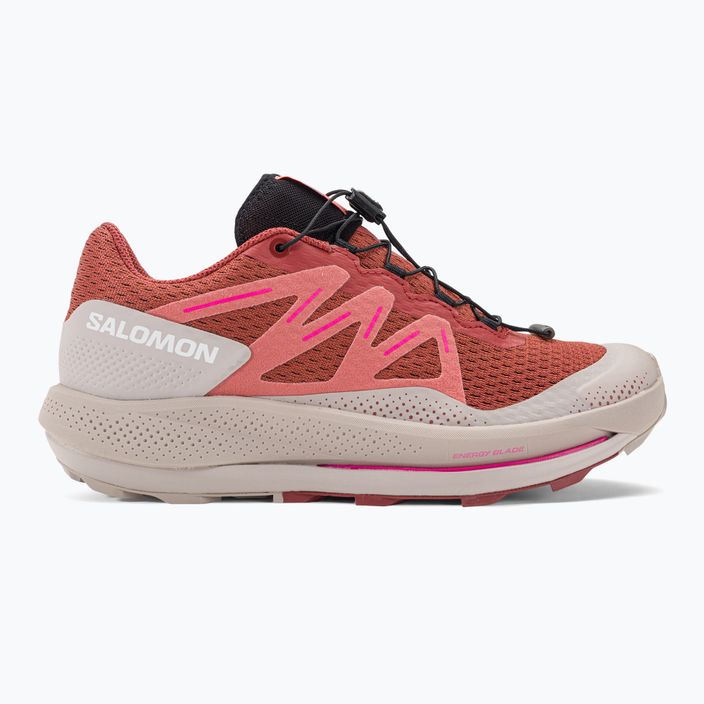Buty do biegania damskie Salomon Pulsar Trail cow hide/ashes of roses/pink glo 2