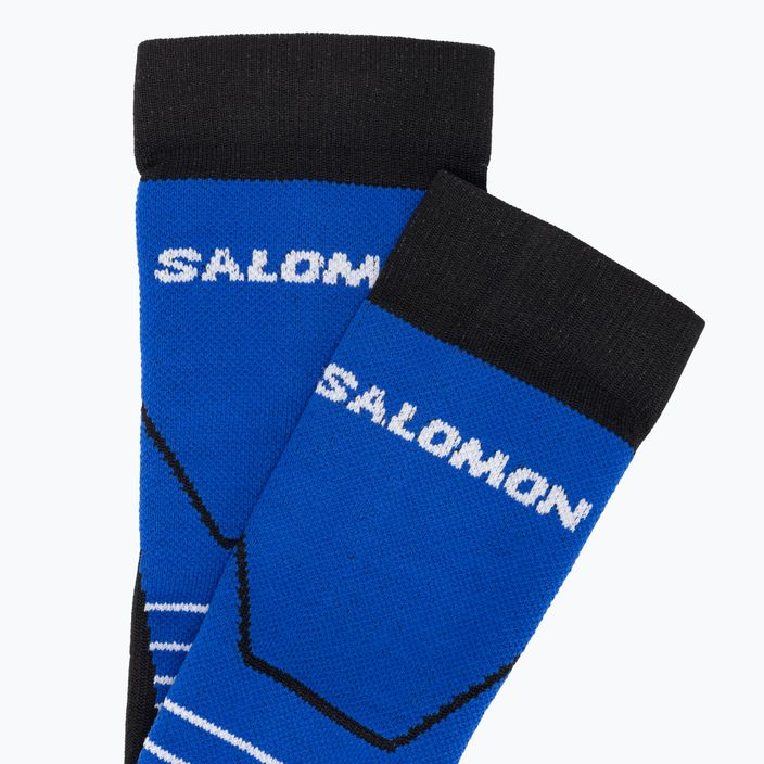 Skarpety narciarskie Salomon S/Pro black/dazzling blue/white 3