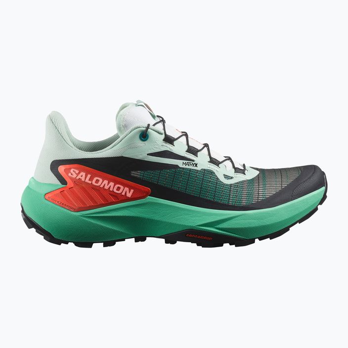 Buty do biegania damskie Salomon Genesis bay/electric green/cherry 2