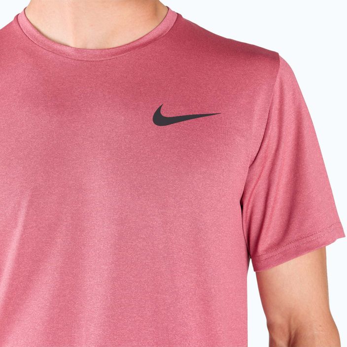 Koszulka męska Nike Hyper Dri-Fit Top pomegranate/archeo pink/htr/black 4