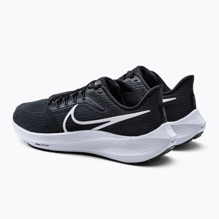Buty do biegania męskie Nike Air Zoom Pegasus 39 black/white/dark smoke grey 3