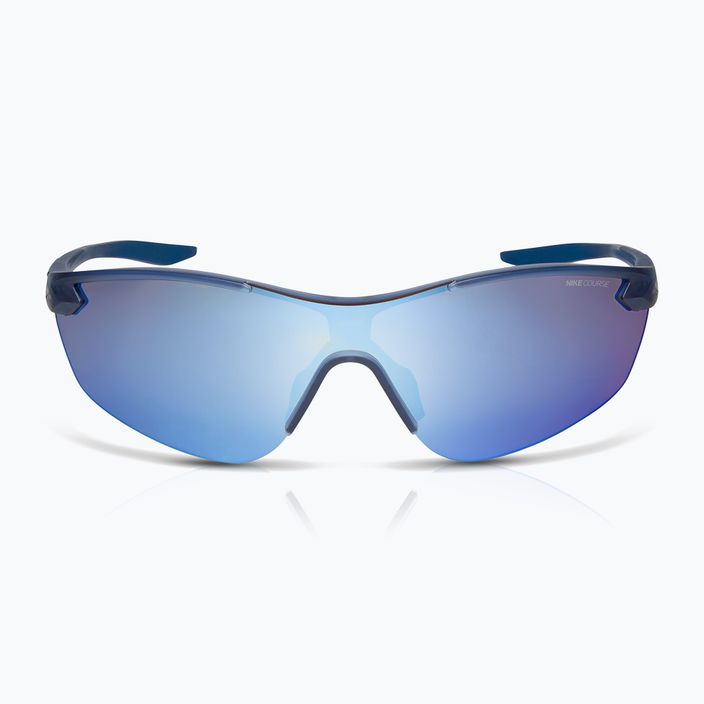 Okulary przeciwsłoneczne damskie Nike Victory Elite matte mystic navy/course tint w/blue mirror 2